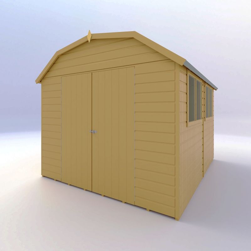 Loxley 10' x 8' Double Door Shiplap Barn | Sheds.co.uk
