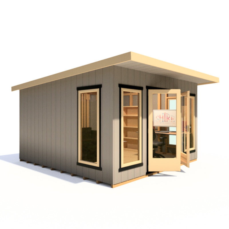 Loxley 12' x 12' Wembley Insulated Garden Room | Sheds.co.uk