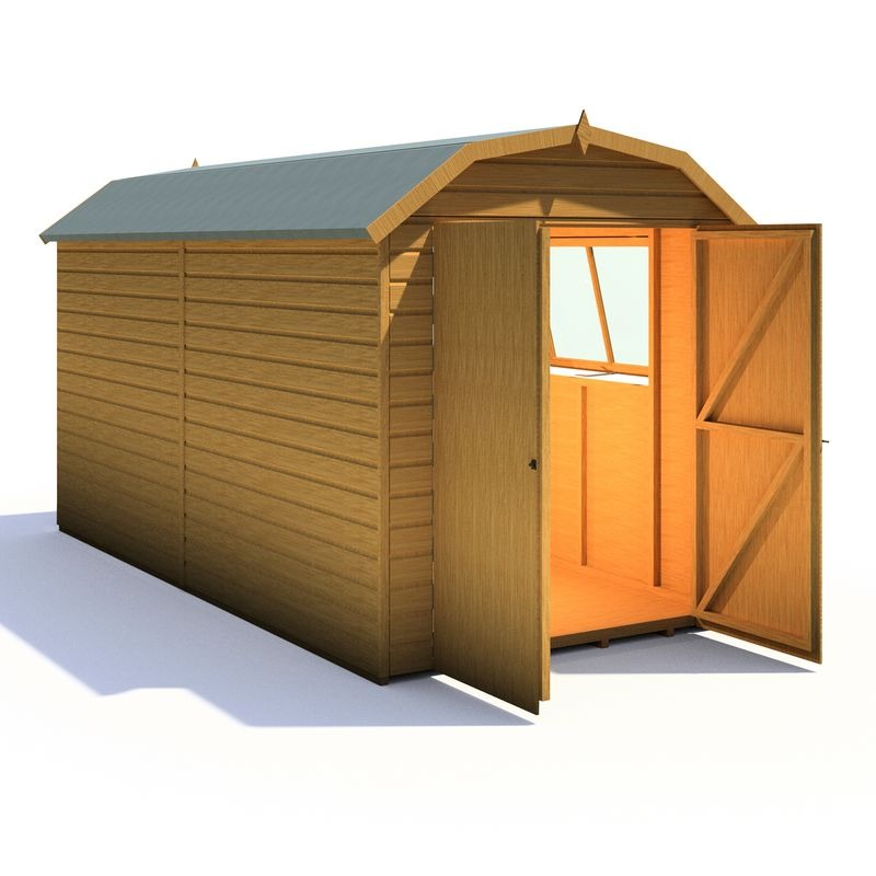 Loxley 12' x 6' Double Door Shiplap Barn | Sheds.co.uk