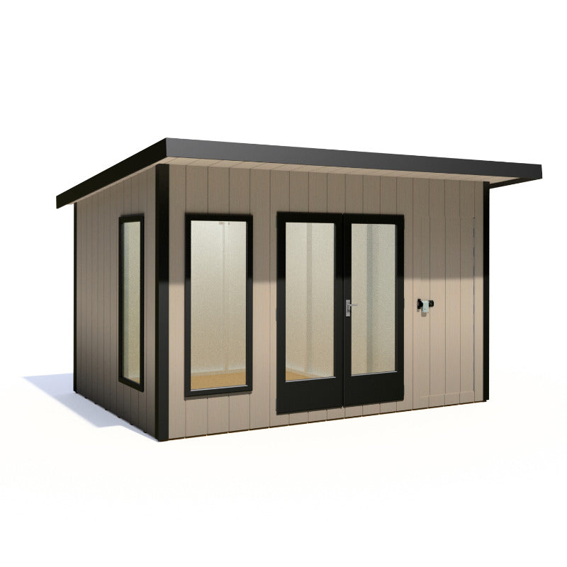 Loxley 12' x 8' Wembley Insulated Garden Room With Side Shed | Sheds.co.uk