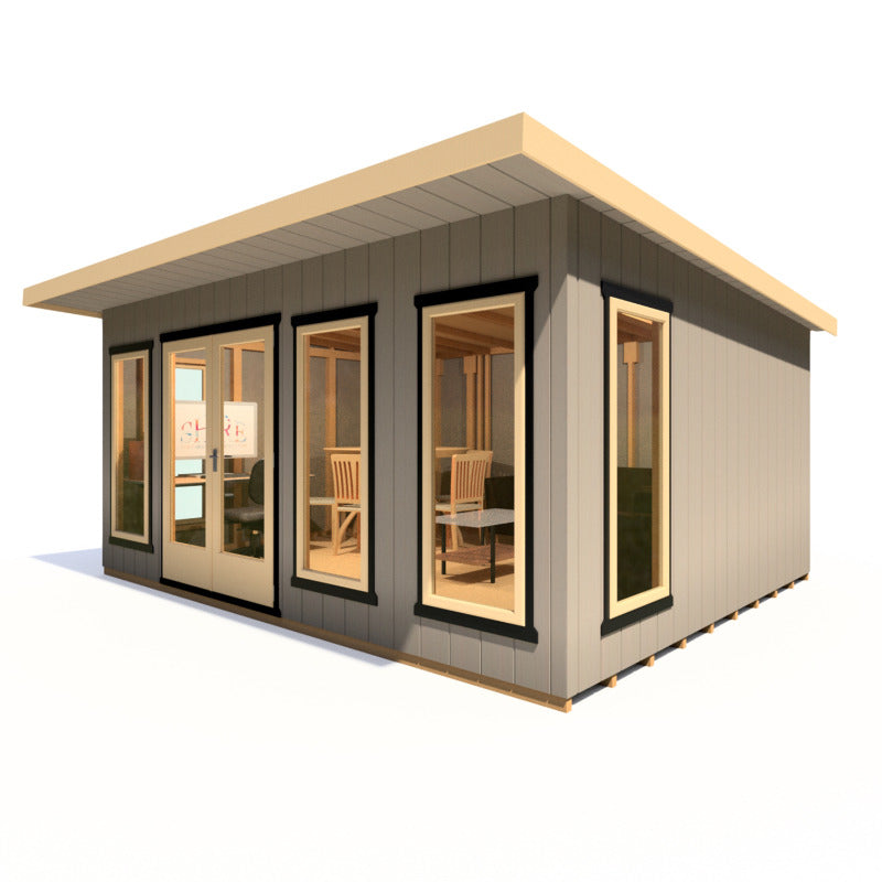 Loxley 16' x 12' Wembley Insulated Garden Room | Sheds.co.uk