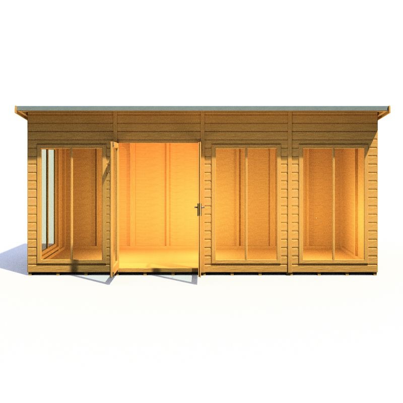 Loxley 16' x 6' Stanton Summer House | Sheds.co.uk