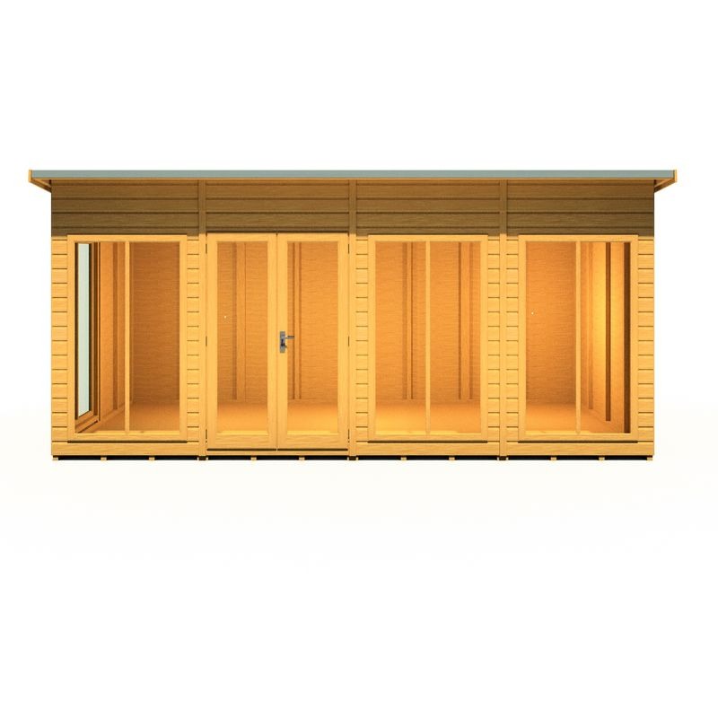 Loxley 16' x 8' Stanton Summer House | Sheds.co.uk