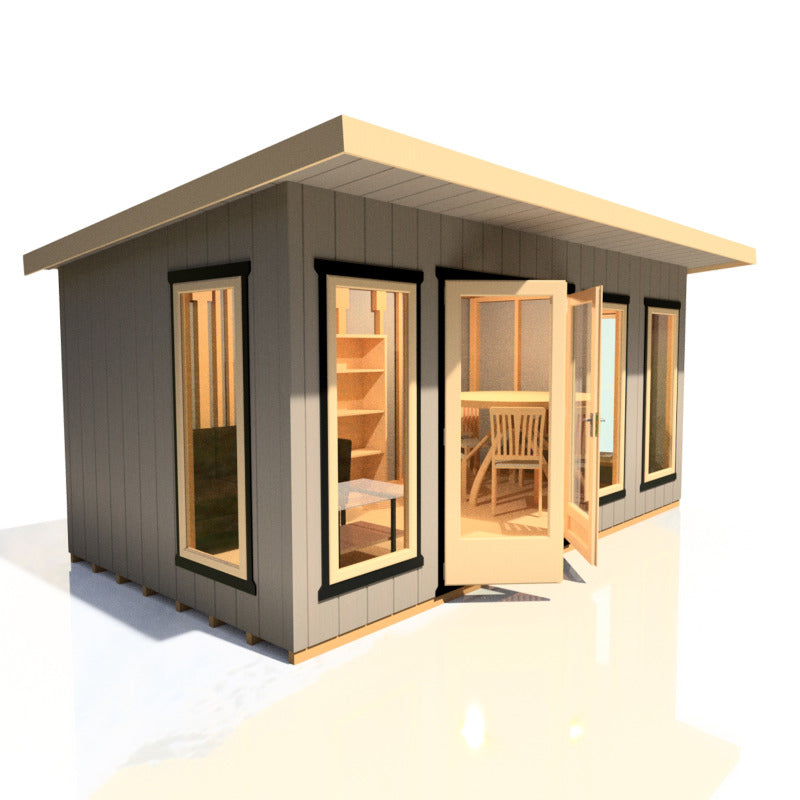 Loxley 16' x 8' Wembley Insulated Garden Room | Sheds.co.uk