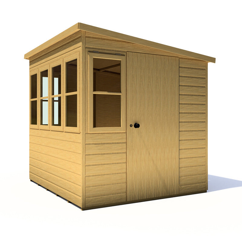Loxley 6' x 6' Shiplap Sun Pent Shed | Sheds.co.uk