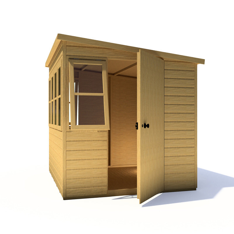 Loxley 6' x 6' Shiplap Sun Pent Shed | Sheds.co.uk