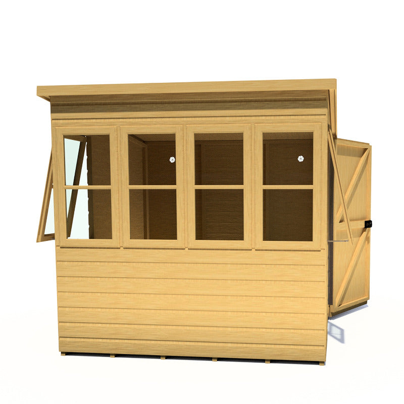 Loxley 6' x 6' Shiplap Sun Pent Shed | Sheds.co.uk