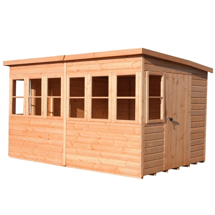 Loxley 6' x 10' Shiplap Sun Pent Shed | Sheds.co.uk