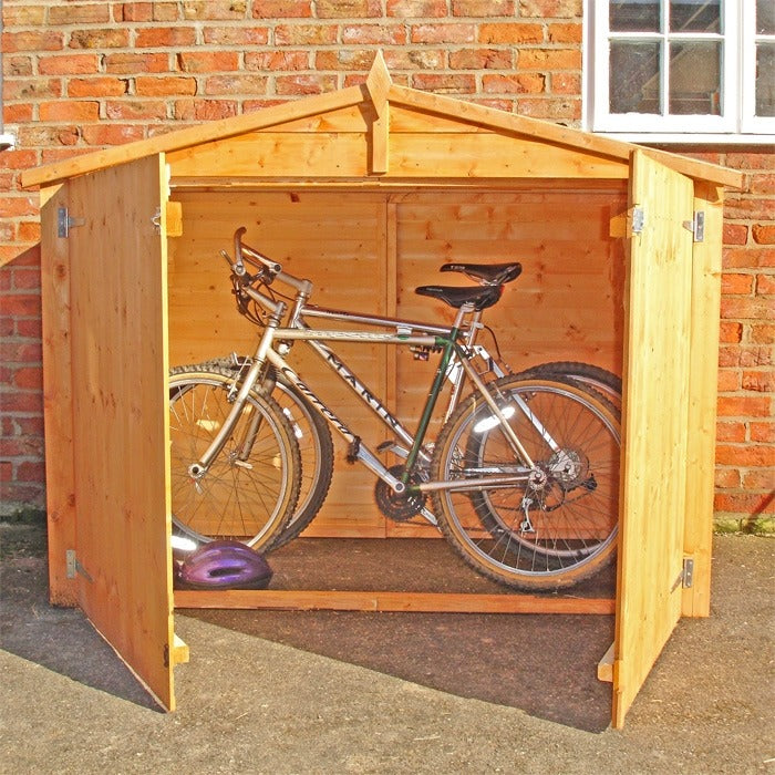 Loxley 6' x 3' Shiplap Apex Bike Shed - No Floor | Sheds.co.uk