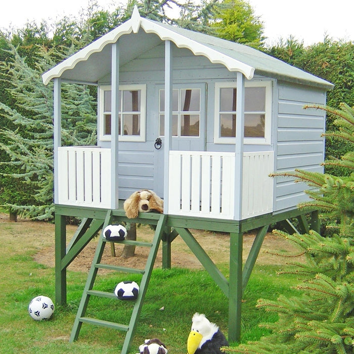 Loxley 6' x 4' Caramel Tower Playhouse | Sheds.co.uk