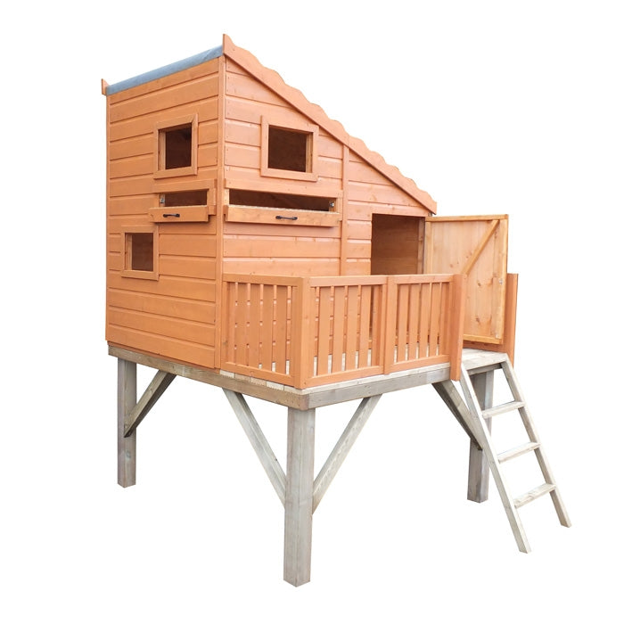 Loxley 6' x 4' Custard Tower Playhouse | Sheds.co.uk