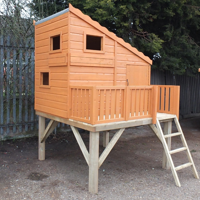 Loxley 6' x 4' Custard Tower Playhouse | Sheds.co.uk