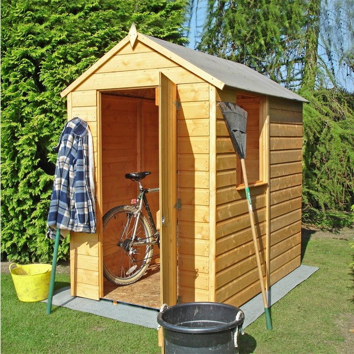 Loxley 4' x 6' Shiplap Apex Shed | Sheds.co.uk