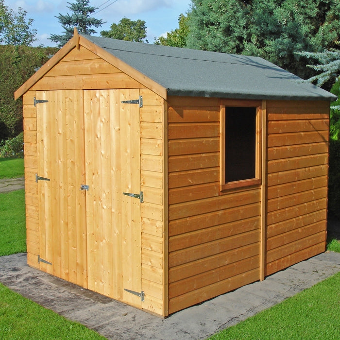 Loxley 6' x 8' Double Door Shiplap Apex Shed | Sheds.co.uk