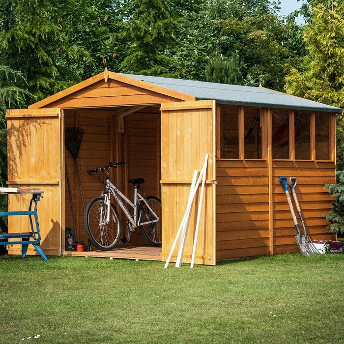 Loxley 8' x 10' Double Door Overlap Apex Shed | Sheds.co.uk