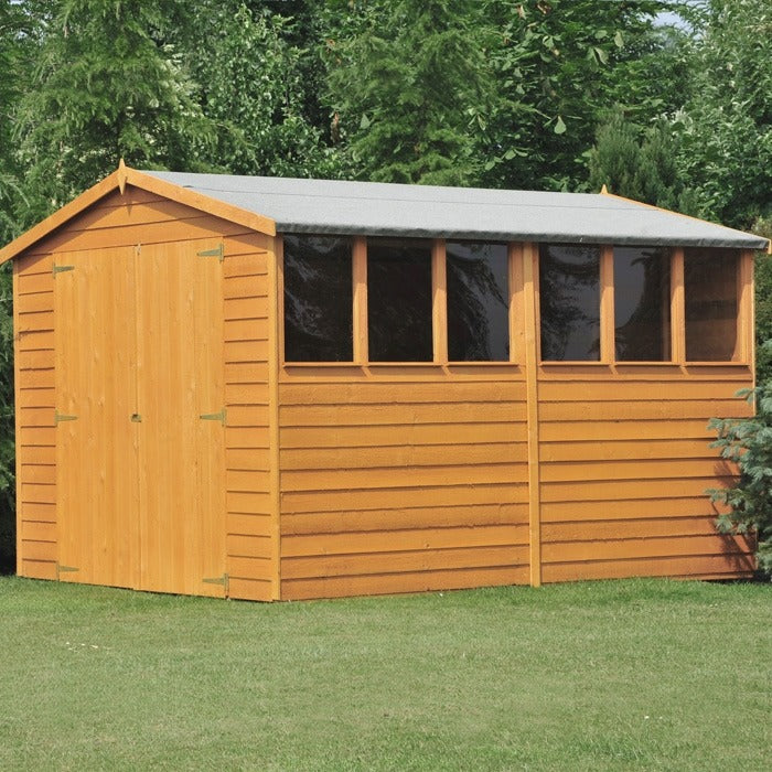 Loxley 8' x 10' Double Door Overlap Apex Shed | Sheds.co.uk