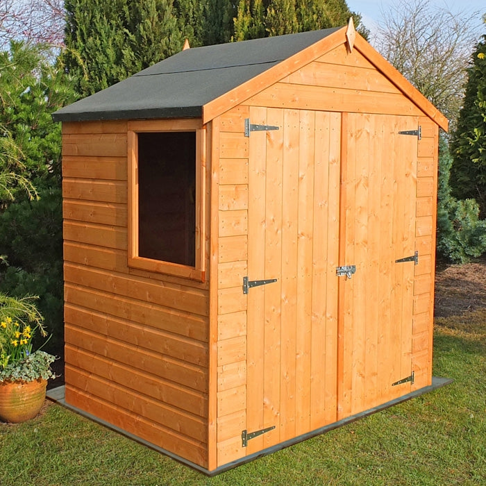 Loxley 6' x 4' Double Door Shiplap Apex Shed | Sheds.co.uk