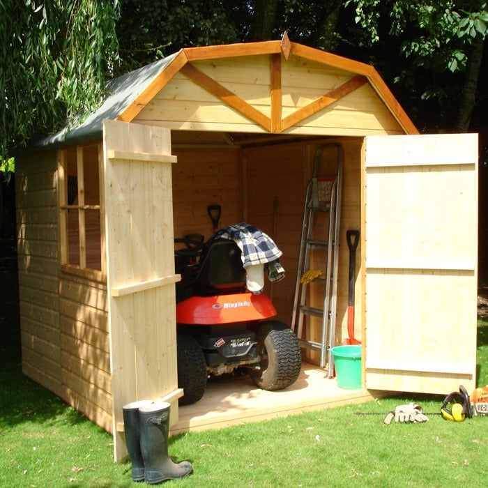Loxley 7' x 7' Double Door Shiplap Barn | Sheds.co.uk