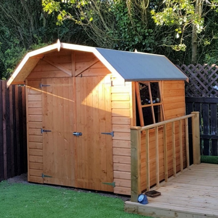 Loxley 7' x 7' Double Door Shiplap Barn | Sheds.co.uk