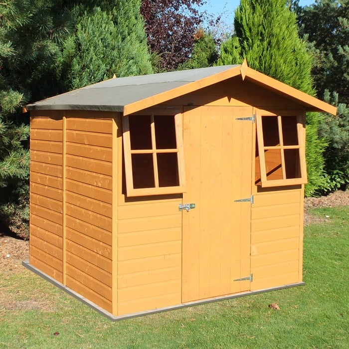 Loxley 7' x 7' Traditional Shiplap Apex Shed | Sheds.co.uk