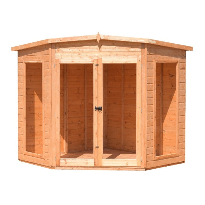 Loxley 7' x 7' Rowan Corner Summer House | Sheds.co.uk