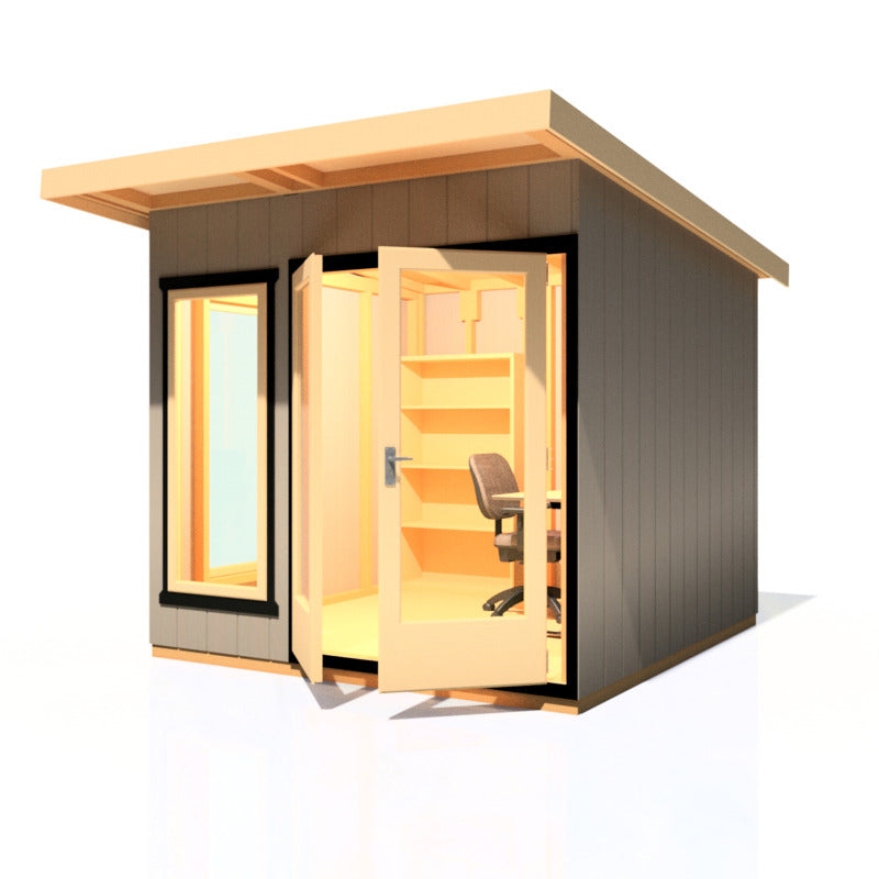 Loxley 8' x 8' Wembley Insulated Garden Room | Sheds.co.uk