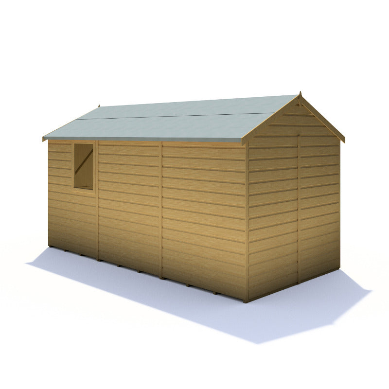 Loxley 6' x 12' Double Door Shiplap Apex Shed | Sheds.co.uk