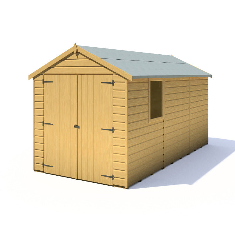 Loxley 6' x 12' Double Door Shiplap Apex Shed | Sheds.co.uk