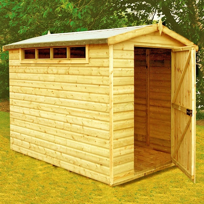 Loxley 6' x 8' Shiplap Apex Security Shed | Sheds.co.uk