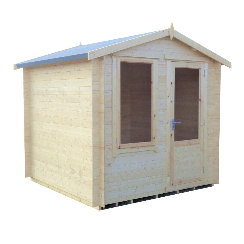 Loxley 2.4m x 2.4m Westbury Log Cabin - 19mm | Sheds.co.uk