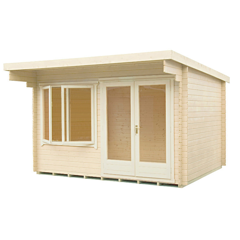 Loxley 3.6m x 3m Bolton Log Cabin - 28mm | Sheds.co.uk