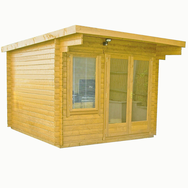 Loxley 3m x 3m Bolton Log Cabin - 28mm | Sheds.co.uk