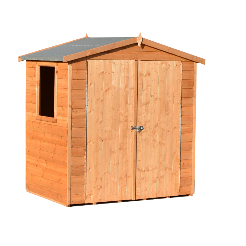 Loxley 6' x 4' Premium Double Door Shiplap Apex Shed | Sheds.co.uk