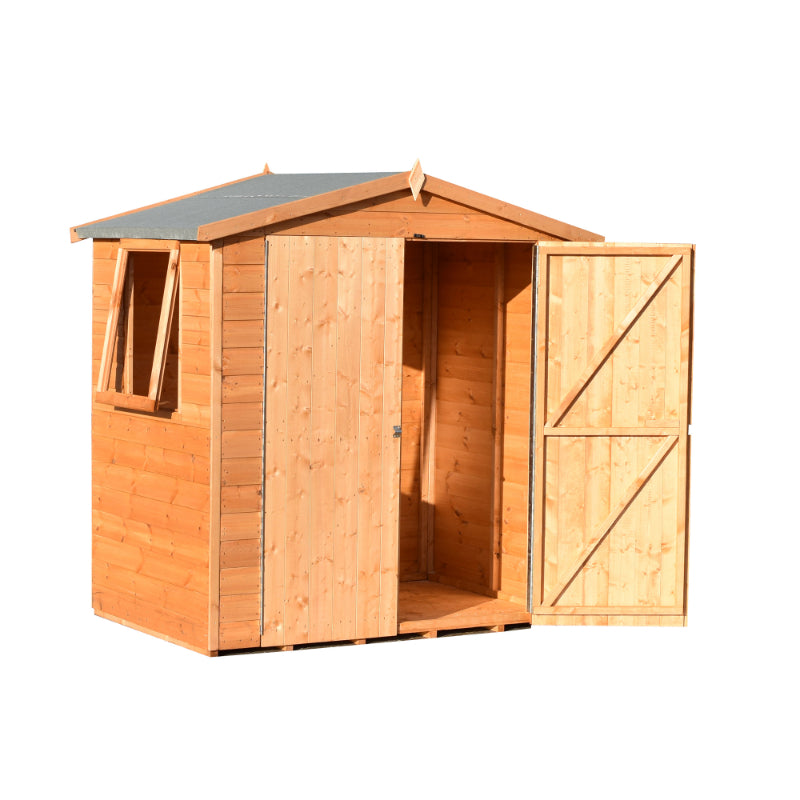Loxley 6' x 4' Premium Double Door Shiplap Apex Shed | Sheds.co.uk