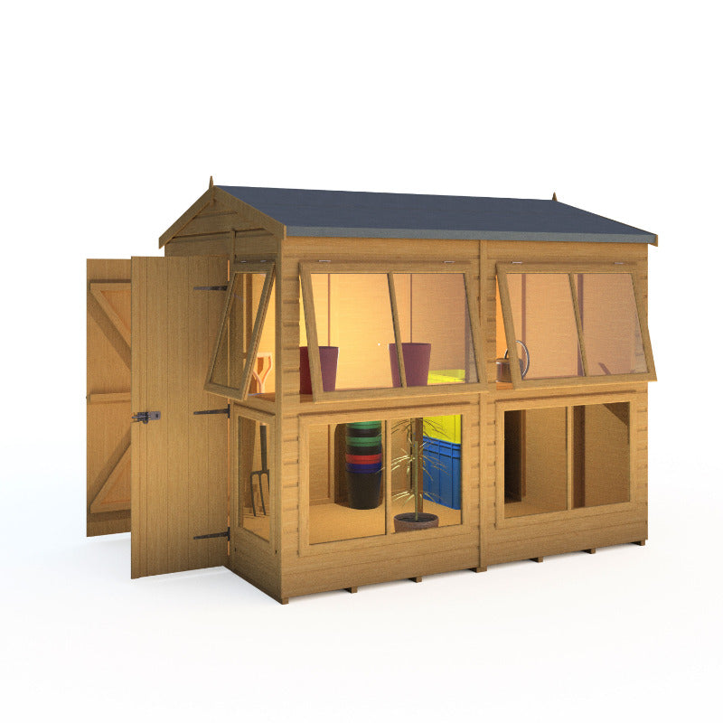 Loxley 6' x 8' Shiplap Apex Potting Shed | Sheds.co.uk