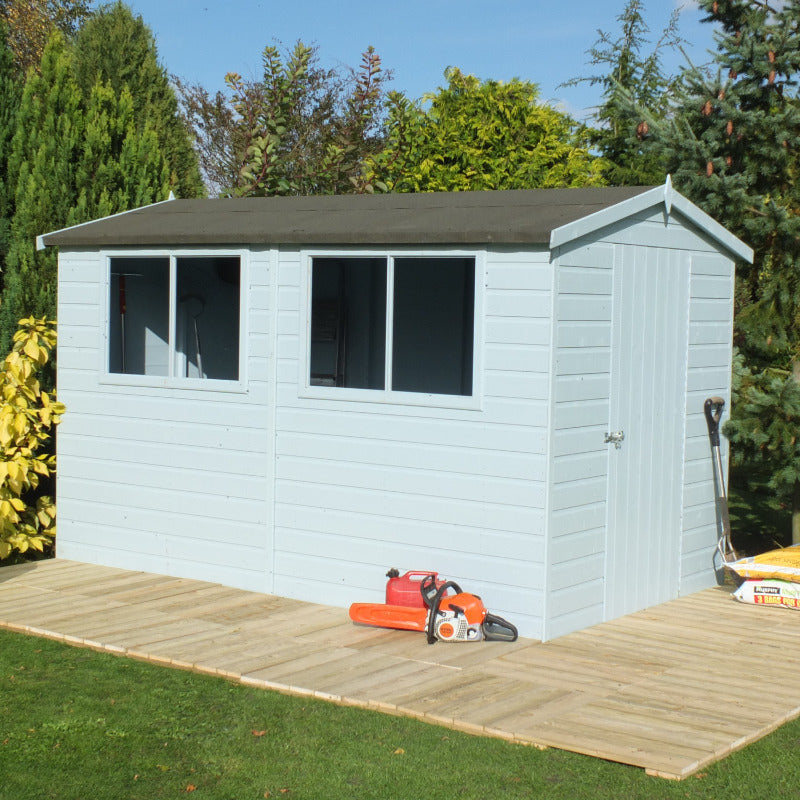 Loxley 8' x 12' Premium Shiplap Apex Shed | Sheds.co.uk