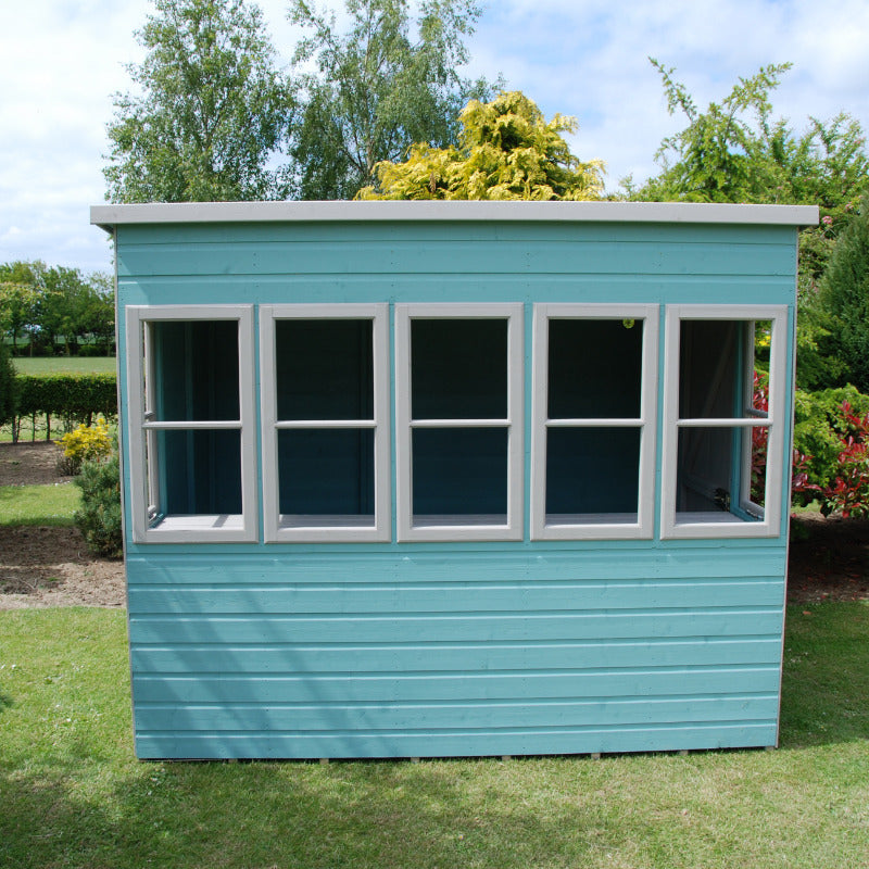 Loxley 8' x 8' Shiplap Sun Pent Shed | Sheds.co.uk