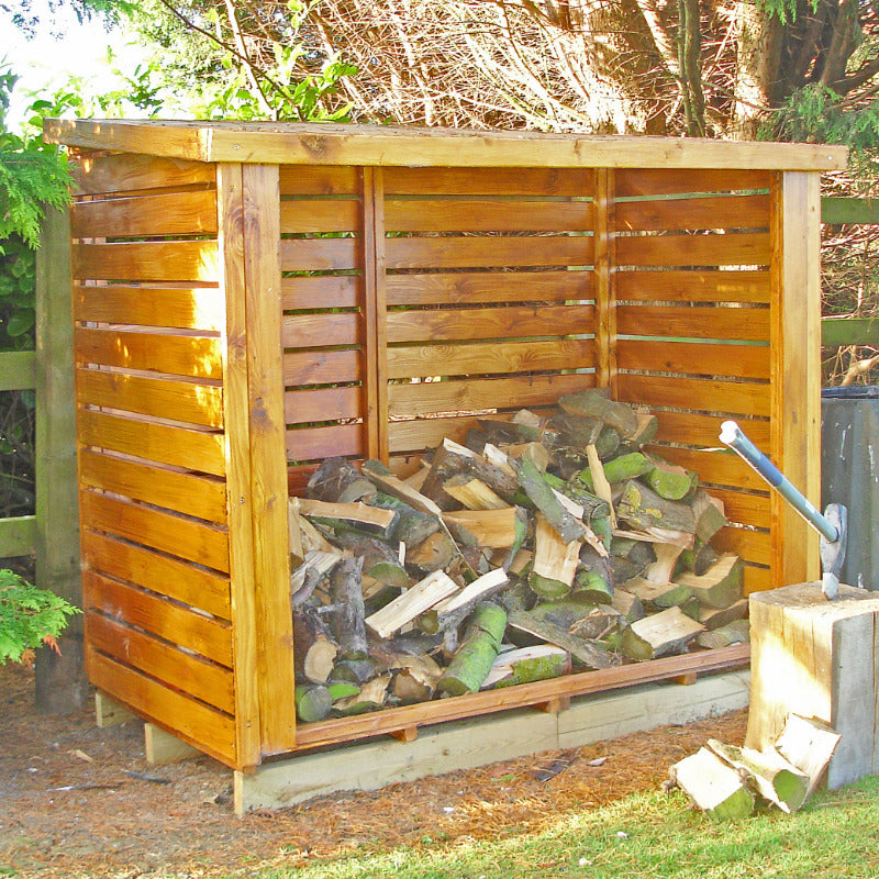 Loxley Heavy Duty Lean To Log Store | Sheds.co.uk