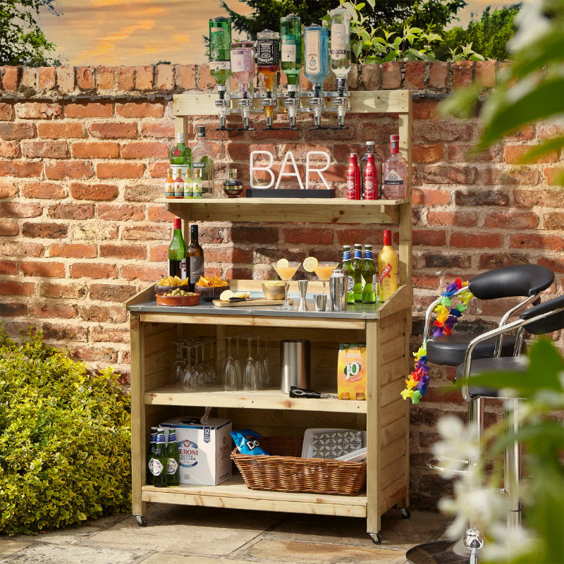 Rowlinson Garden Mini Bar | Sheds.co.uk
