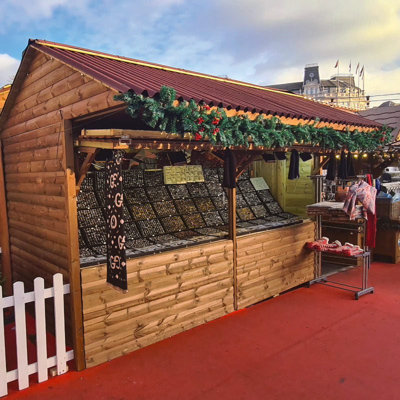 Moorvalley 13' x 6' Deluxe Loglap Extra High Event Chalet | Sheds.co.uk