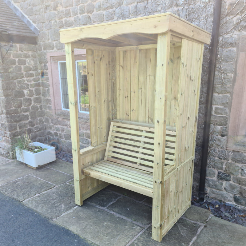 Moorvalley 2 Seater Foxcote Arbour | Sheds.co.uk