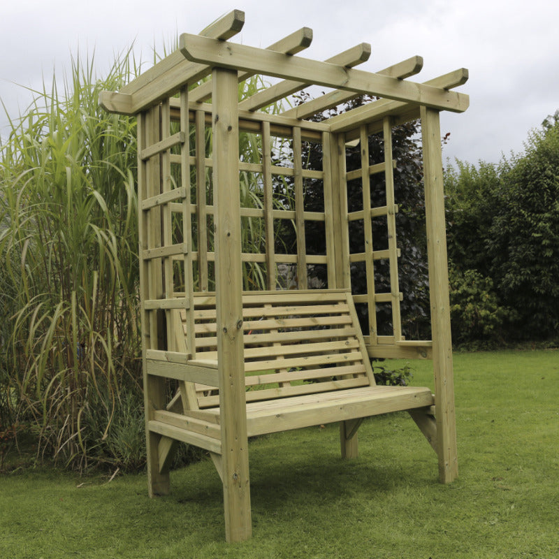 Moorvalley 2 Seater Full Trellis Arbour | Sheds.co.uk