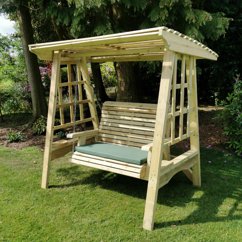 Moorvalley 2 Seater Shaded Trellis Swing Seat | Sheds.co.uk