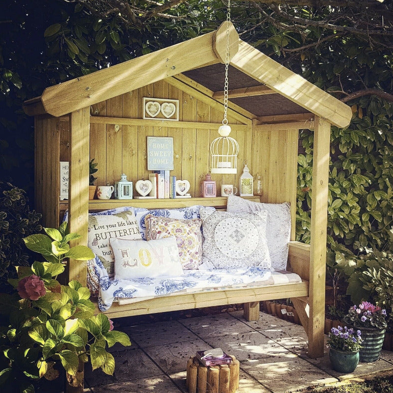 Moorvalley 3 Seater Classic Arbour | Sheds.co.uk