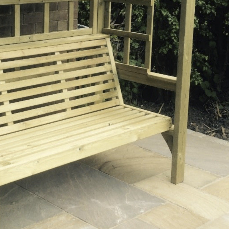 Moorvalley 3 Seater Classic Trellis Arbour | Sheds.co.uk