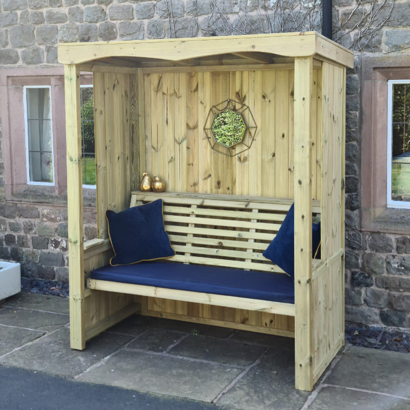 Moorvalley 3 Seater Foxcote Arbour | Sheds.co.uk