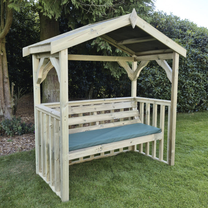 Moorvalley 3 Seater Modern Arbour | Sheds.co.uk