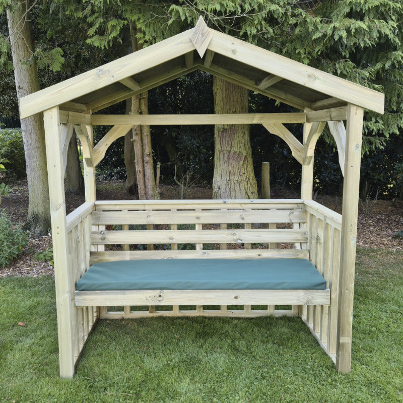 Moorvalley 3 Seater Modern Arbour | Sheds.co.uk