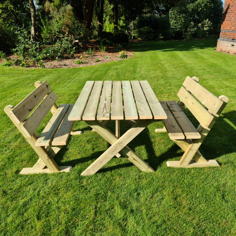 Moorvalley 4 Seater Cheddleton Dining Set | Sheds.co.uk