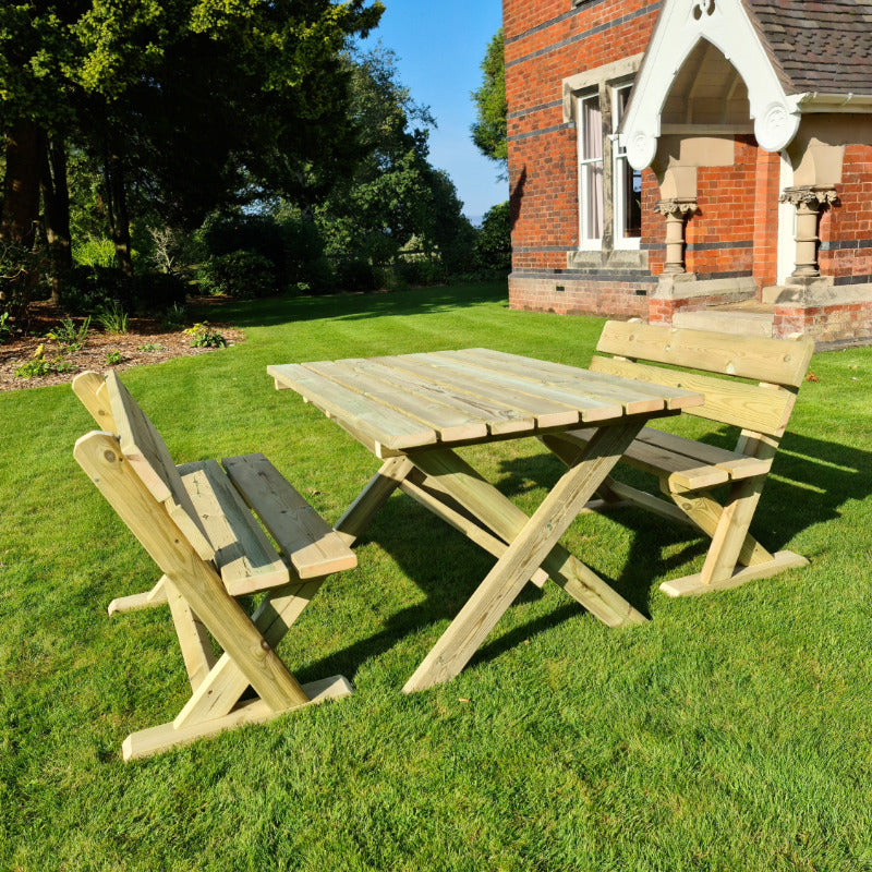 Moorvalley 4 Seater Cheddleton Dining Set | Sheds.co.uk